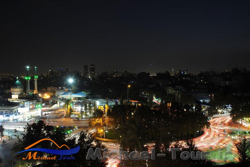 جاهای دیدنی تهران در شب