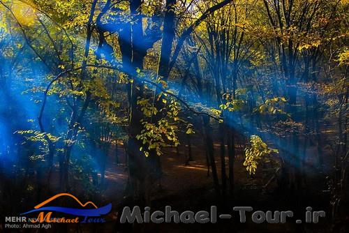 پارک جنگلی النگدره بهشت پاییزی گرگان