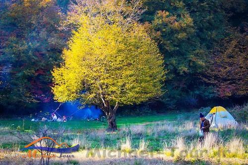 پارک جنگلی النگدره بهشت پاییزی گرگان